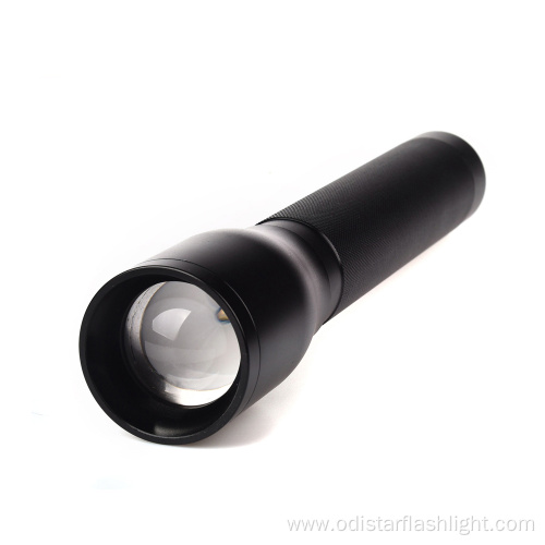 Black zoomable 10W LED 3D Flashlight